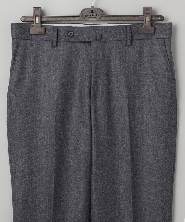 GOTAIRIKU 【CANONICO】サキソニー Super 120's ダブルブレストスーツ グレー系