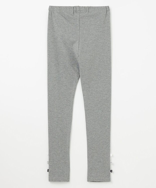 組曲 KIDS 【150-160㎝】ストレッチ天竺 レギンス グレー系