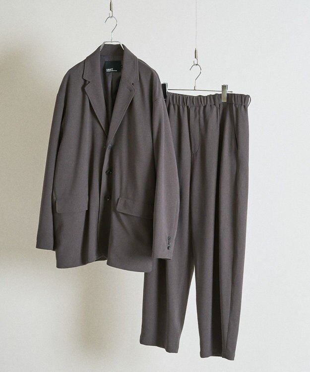 CRAFT STANDARD BOUTIQUE ジョーゼットセットアップ Charcoal Gray