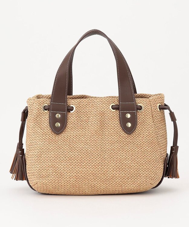 LA BAGAGERIE サイドタッセルサマートート　Sサイズ ベージュ