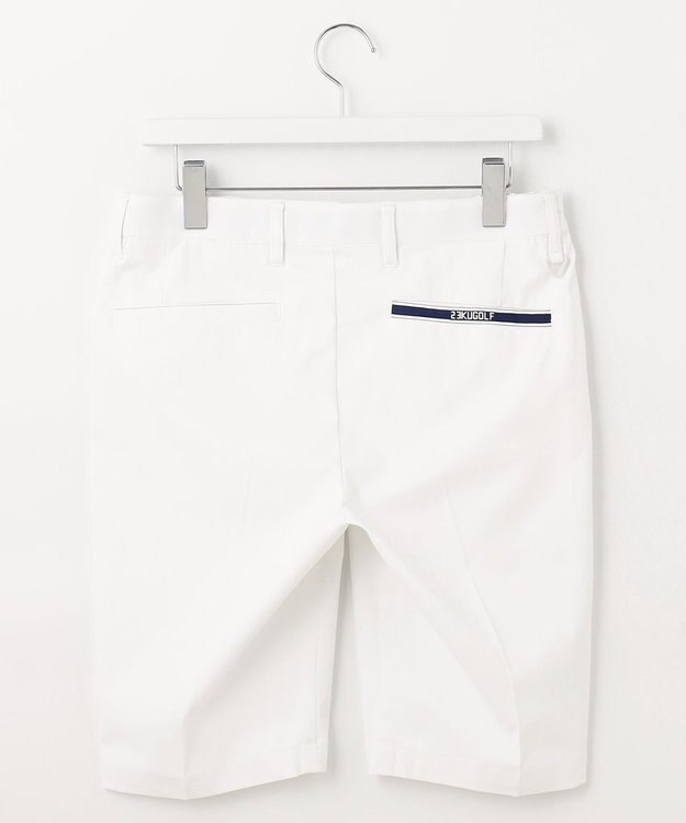 23区GOLF 【MEN/キングサイズ】【防透/撥水ストレッチ】スケトラドビー ハーフパンツ ホワイト系