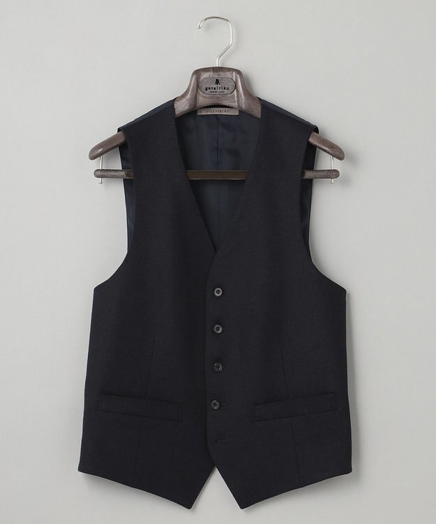 GOTAIRIKU RENEWOOL_CASHMEREベスト ネイビー系