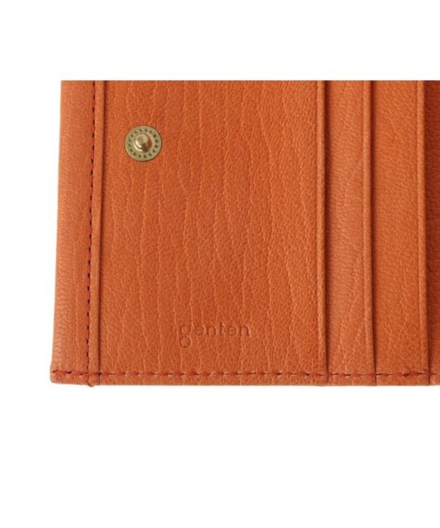 genten ゴートベーシック 二つ折りBOX財布 レンガ