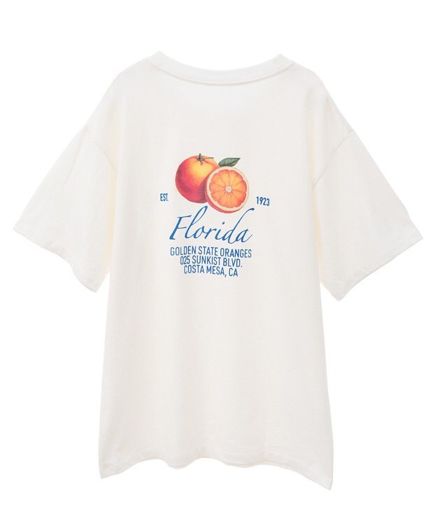 AMERICAN HOLIC 【WEB限定】フロッキーアソートTシャツ Ecru