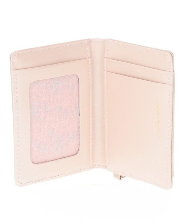 CLATHAS モマン リール付二面パスケース ピンク