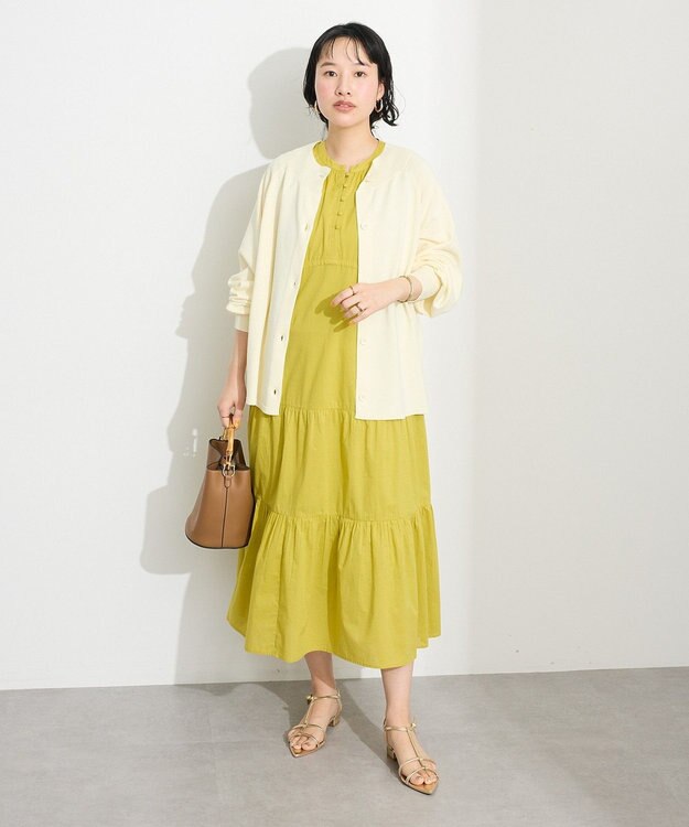 CRAFT STANDARD BOUTIQUE 洗える/UVカット/毛玉軽減 ファンクショナルニットカーディガン Off White