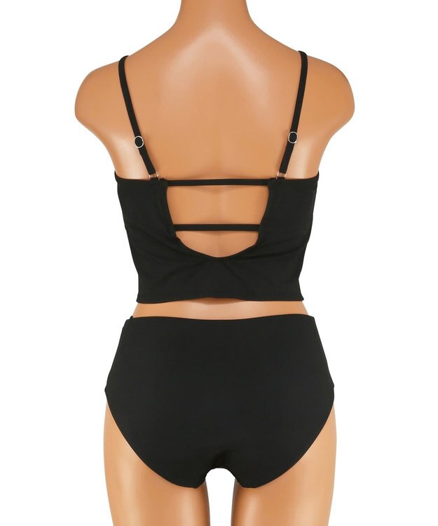 San-ai Resort（三愛水着楽園） 【UPF50＋】ロングパンツ3点セット　9M・11L　【San-ai Resort（サンアイリゾート）】 ブラック