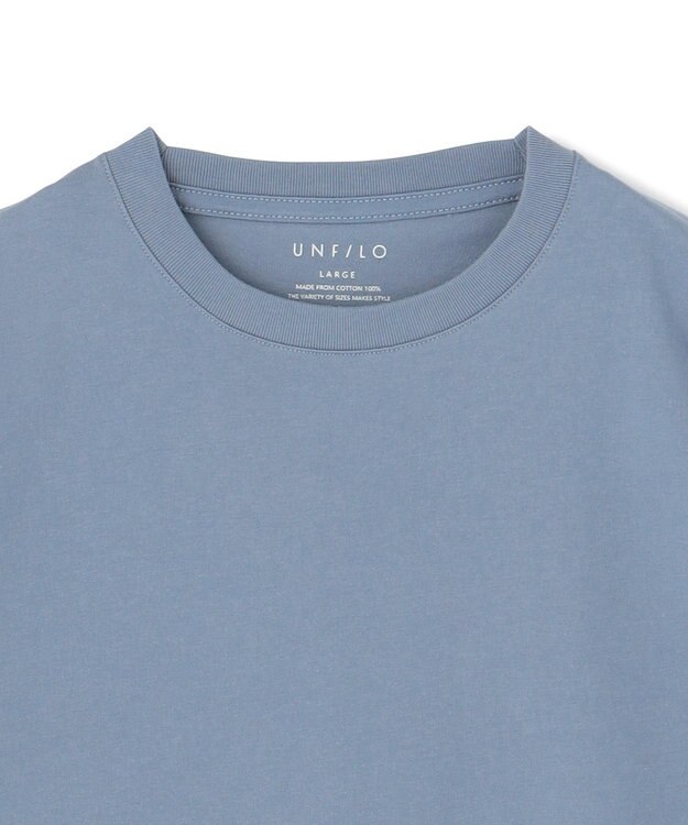 UNFILO MENS BASIC 半袖TEE【ギフトにもおすすめ】 ブルー