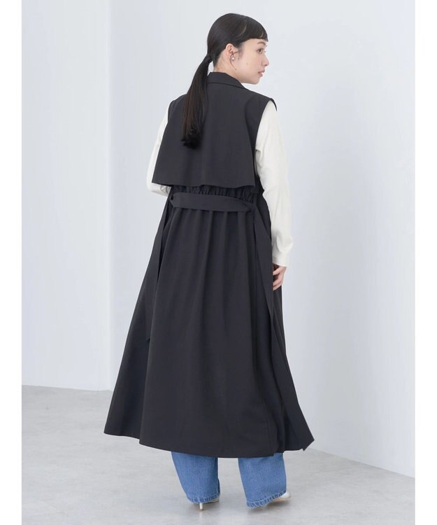 earth music&ecology ロングジレンチ Black