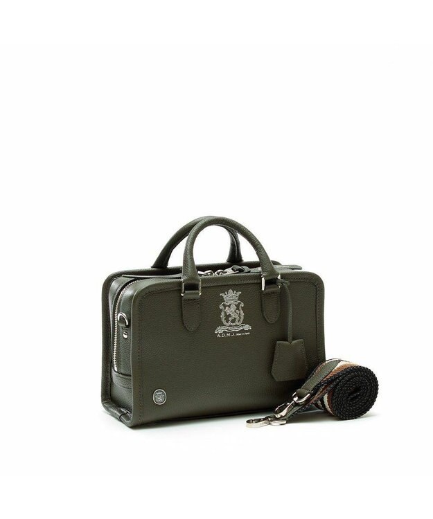 A.D.M.J. モーツァルトヘリ巻きボストン23cm フォレスト