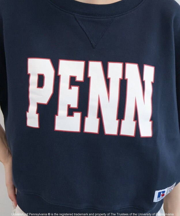 AMERICAN HOLIC 【RUSSELL×PENN】半袖スウェット Navy