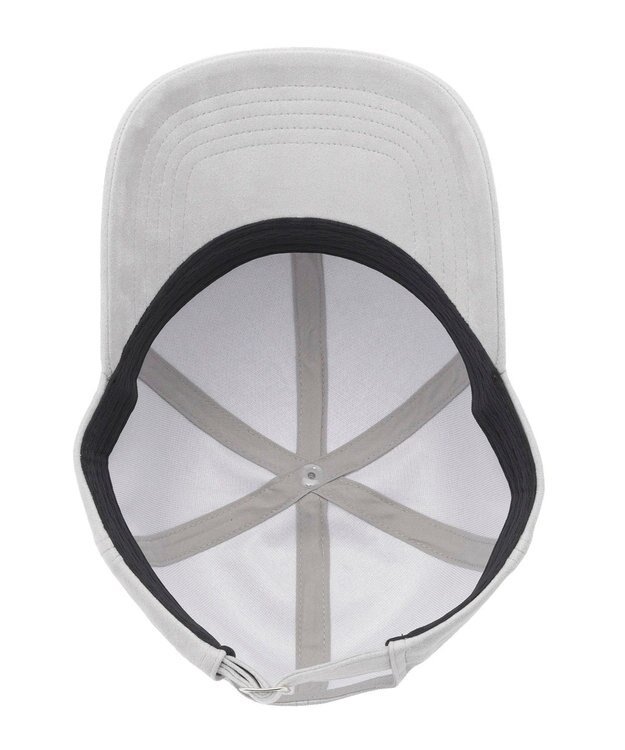 MOONBAT FURLA(フルラ)横刺繍スエード キャップ UVカット ライトグレー