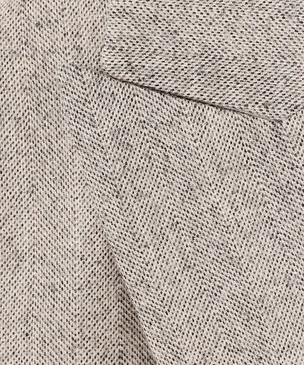 BEIGE， NATION / ウールヘリンボーンダブルジャケット C.Gray