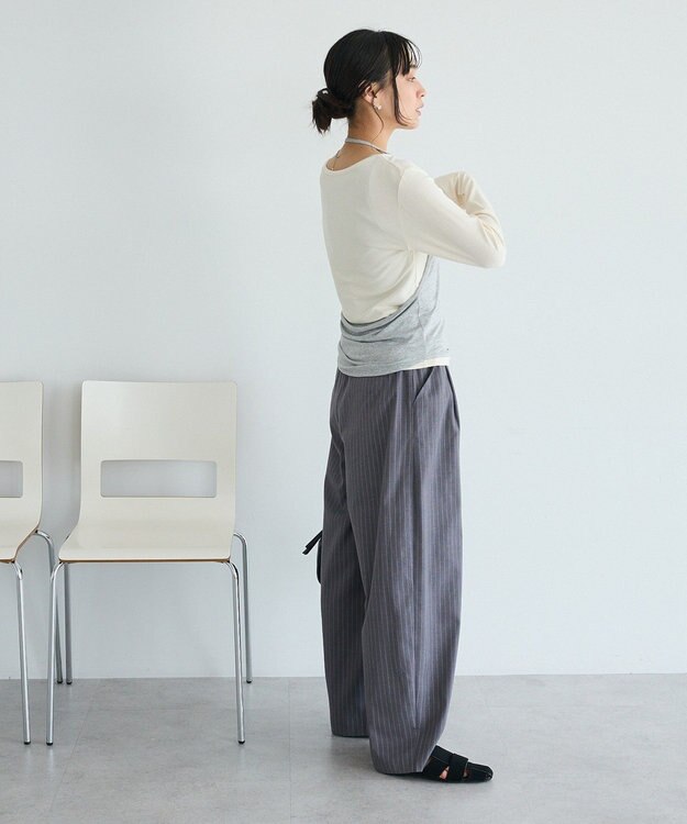 CRAFT STANDARD BOUTIQUE 2点セット/ホルターネック+ロンTee Ivory