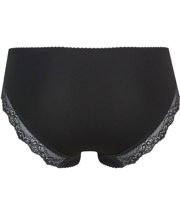 Wing Wing Lesiage　【2820シリーズ】　ショーツ　PB2820・PB2821とペア　はきこみ丈あさめ　ウイング／ワコール　PF2820 ブラック