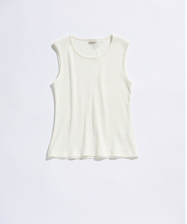 LENO RIB TANK / リブタンクトップ WHITE