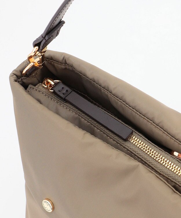 LA BAGAGERIE ダブルフロントポケット2WAYビッグショルダー グレージュ