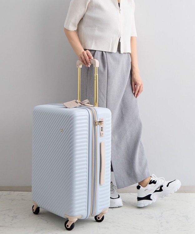ACE BAGS & LUGGAGE 【雑誌掲載】 HaNT×Jewelna Rose コラボ スーツケース Mサイズ 06822 ハント ジュエルナローズ マカロンブルー
