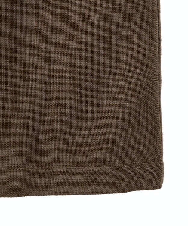 CRAFT STANDARD BOUTIQUE リネンライクラップ風スカート Brown