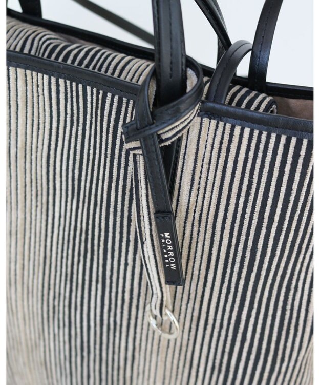 MORROW by thank 【A4サイズ収納可/軽量】VIVIAN LARGE ミックスストライプ