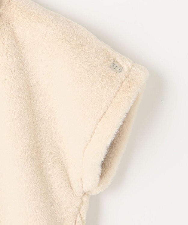 23区GOLF いつものスタイリングをアップデート【WOMEN】ファーフレンチ ベスト アイボリー系