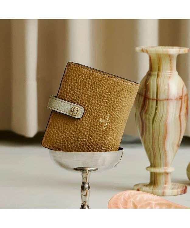 PELLE BORSA 二つ折り財布 Reinette Goods レネットグッズ 4761 キャメル