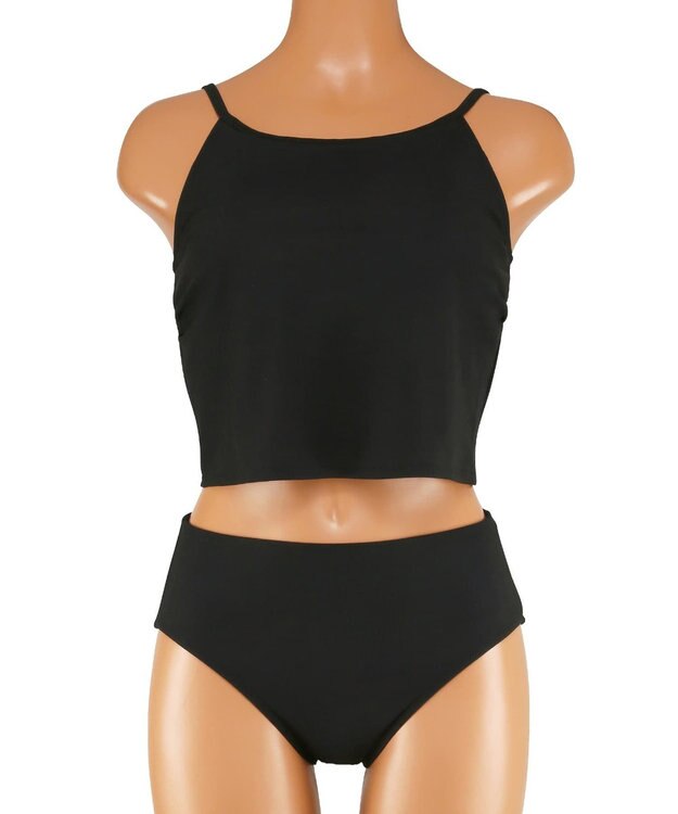 San-ai Resort（三愛水着楽園） 【UPF50＋】ロングパンツ3点セット　9M・11L　【San-ai Resort（サンアイリゾート）】 ブラック