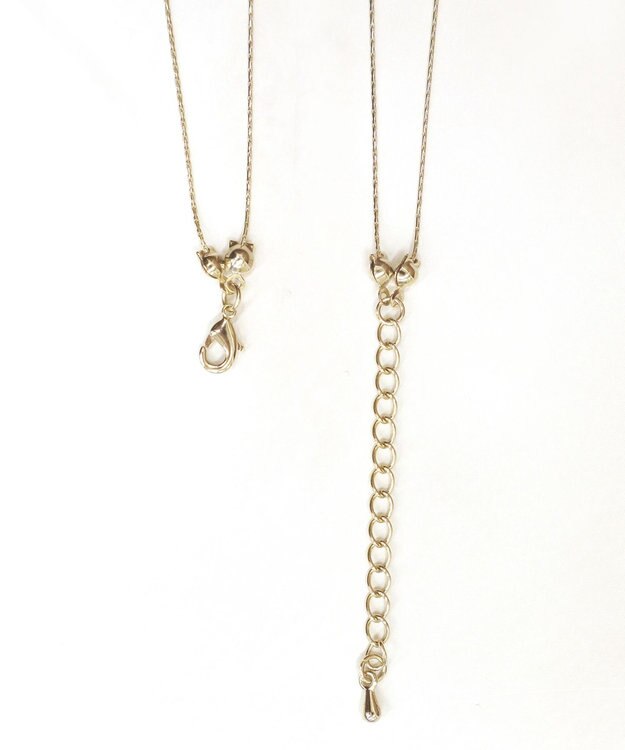 Tiaclasse パール２連ネックレス ゴールド