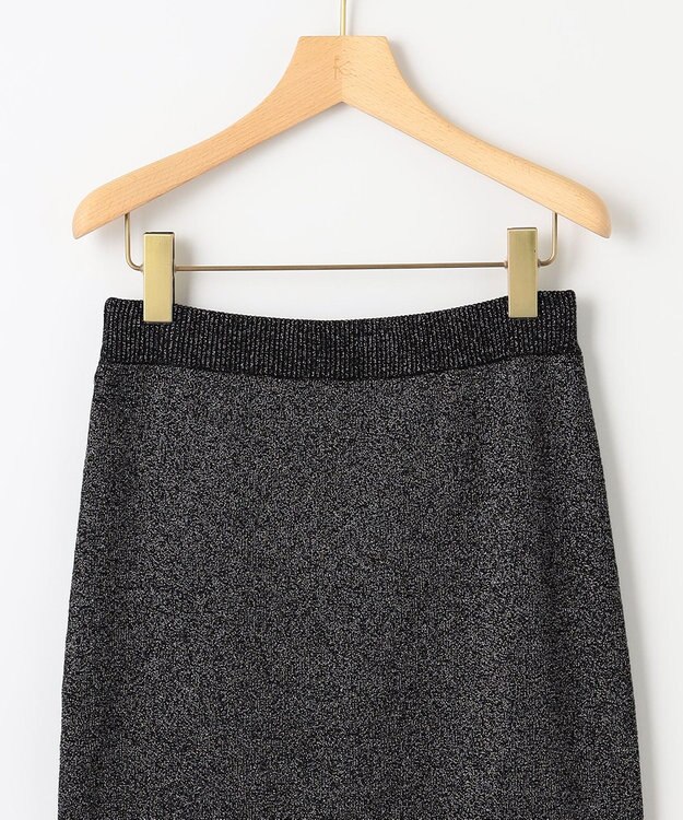 組曲 S 【Oggiコラボ】きらきらラメニットスカート ブラック系