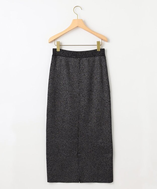 組曲 S 【Oggiコラボ】きらきらラメニットスカート ブラック系