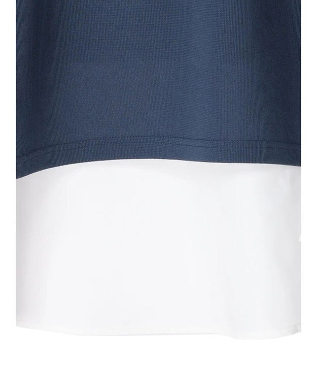 CRAFT STANDARD BOUTIQUE 布帛切替デザインプルオーバー Navy