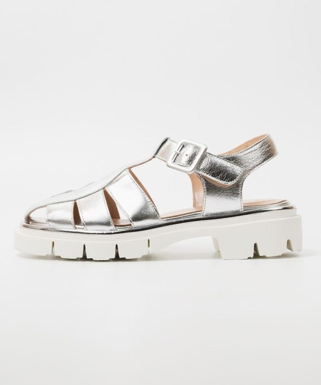 BONTRE 【LucaGrossi/ルカグロッシ】タンクソールグルカサンダル/H024S DTAL-US シルバー