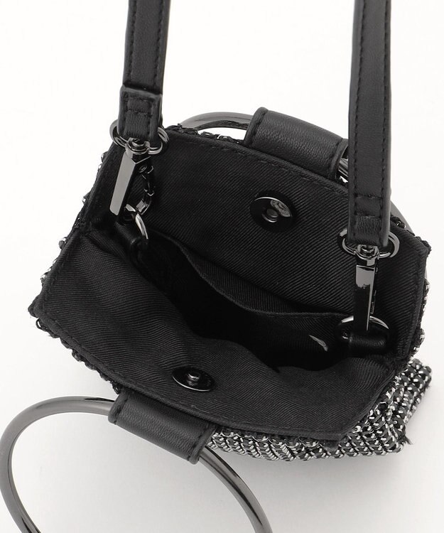 自由区 【SHIHOさん着用】クリスタルミニ バッグ ブラック