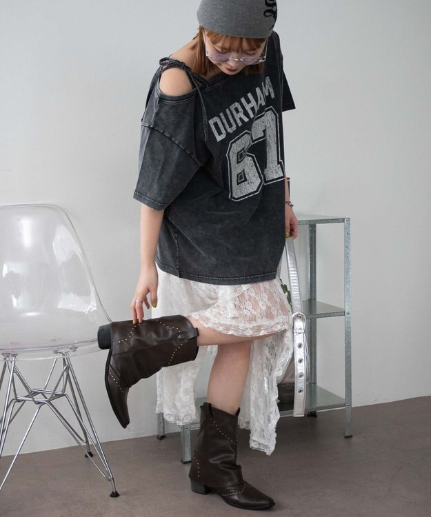 WEGO ２WAYグラフィックワンショルBIGT 柄3