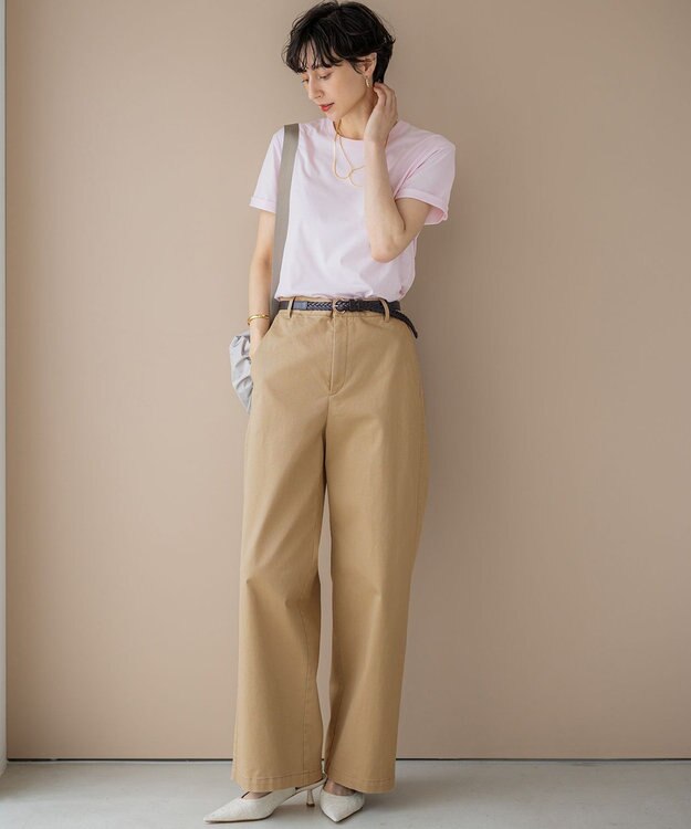 23区 メッシュ ナローベルト ダークブラウン系