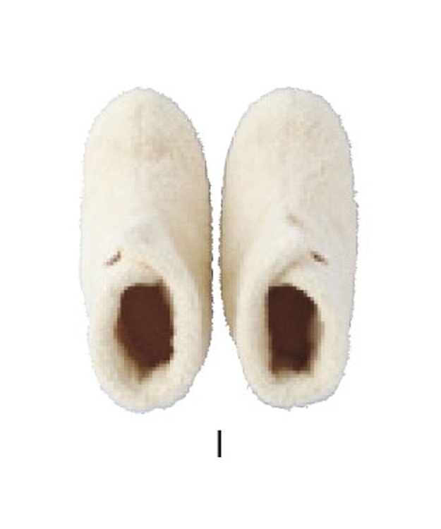 UCHINO ごふくわルームブーツフィット アイボリー