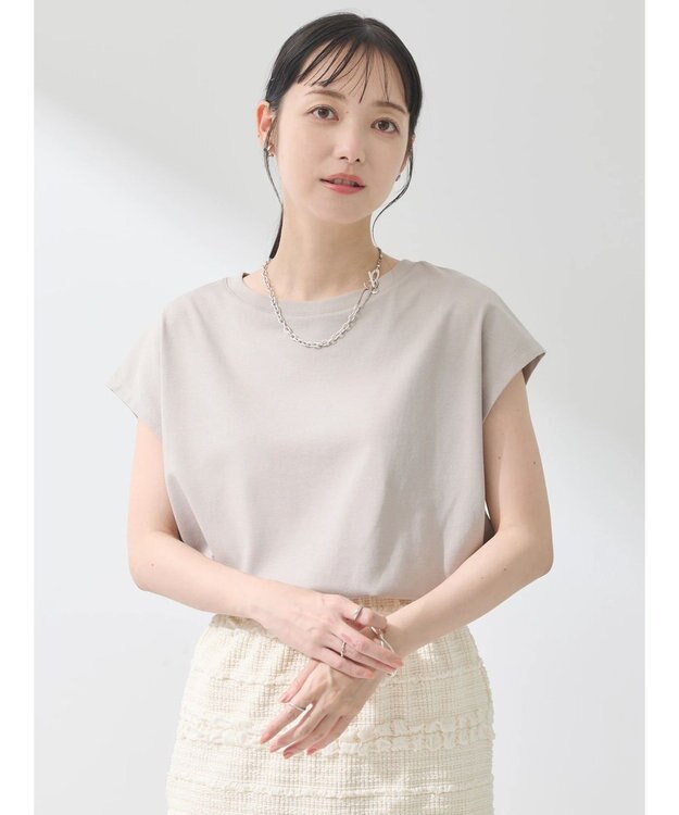 earth music&ecology フレンチＴ Beige