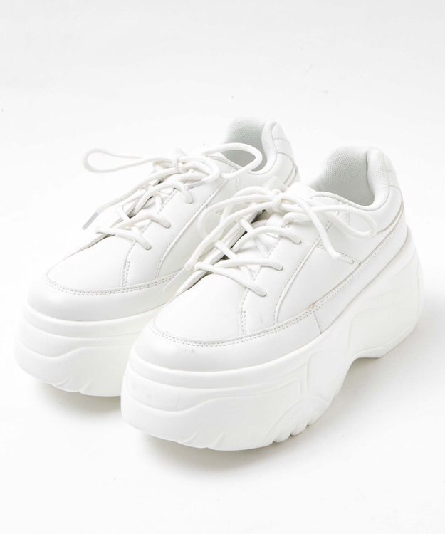 WEGO ボリュームスニーカー ホワイト