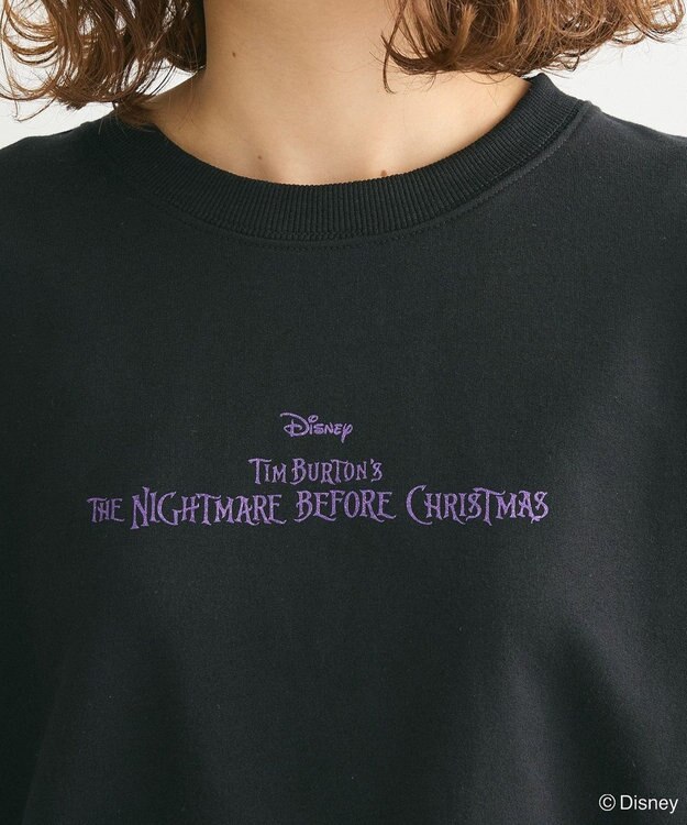 Green Parks ナイトメア／裾ドロストミニ裏毛プルオーバー Black