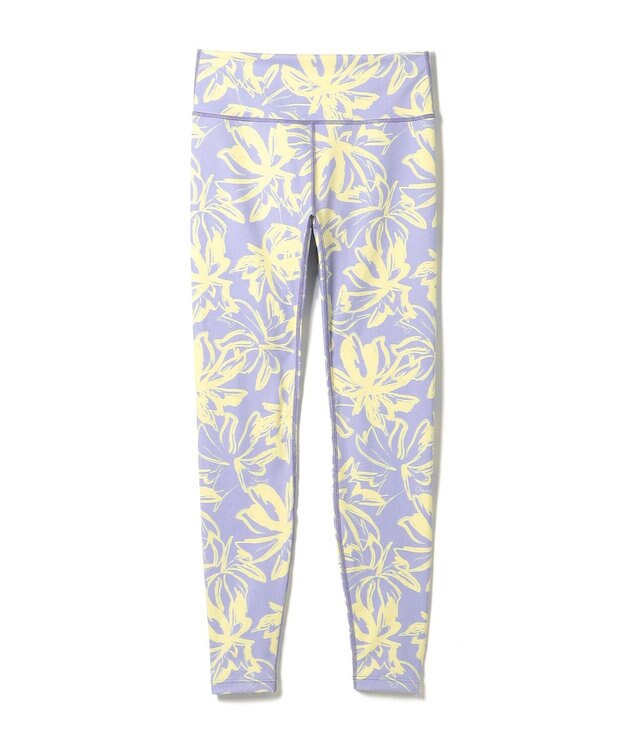 Chacott Chacott BALANCE Playful フラワーレギンス ラベンダープリント