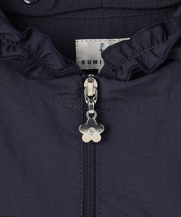 組曲 KIDS 【110-140㎝】 撥水ティアードマウンパ ネイビー