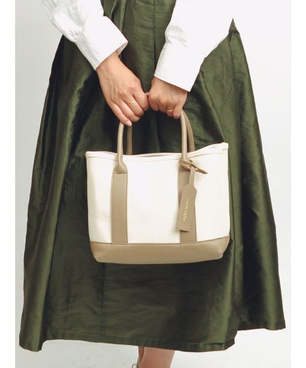 UNBILLION 【テレビ ドラマ着用アイテム】cachecache パーテーションキャンバスバッグ オーク