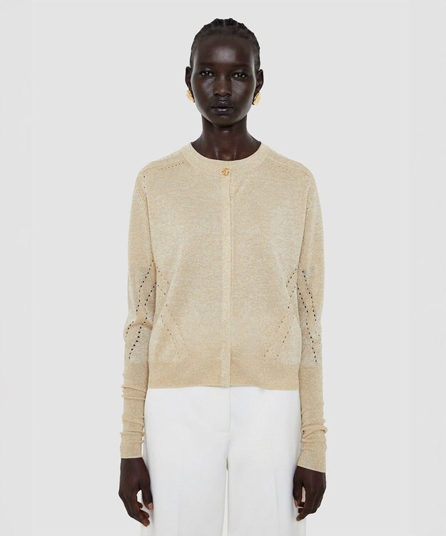 JOSEPH ルレックスニット　カーディガン Gilt