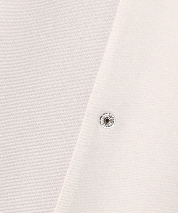 UNFILO BEAUTY FORM JERSEY スリーブレス ブルゾン グレージュ