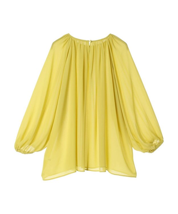 Green Parks AnriettMusee ボリュームシアーブラウス Lime Green