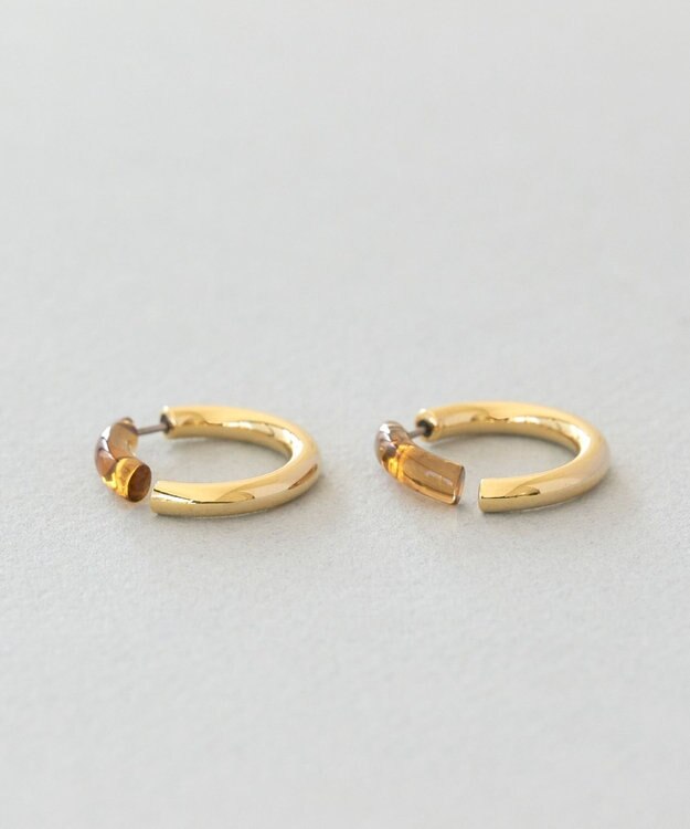 Phoebe アーバンキャンディフープピアス ベージュ ベージュ