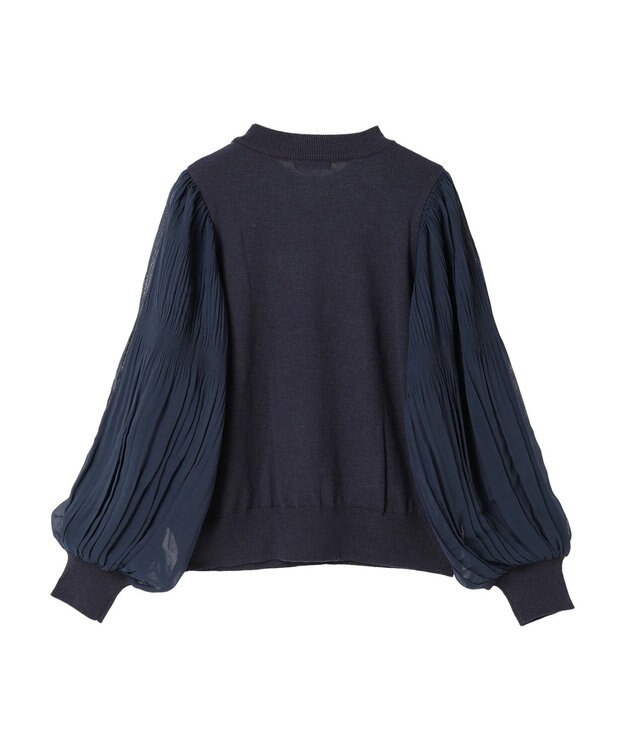 earth music&ecology マジョリカニットプルオーバー Navy