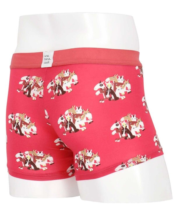 une nana cool 2026年お年賀「まるっとうまくいく」 メンズボクサーパンツ レッド