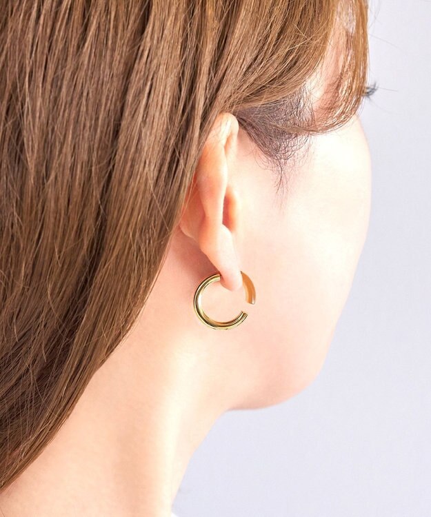 Phoebe アーバンキャンディフープピアス ベージュ ベージュ