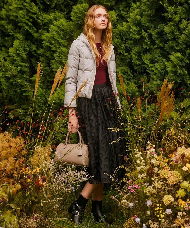 TOCCA 【消臭・洗える】FLOWER RONDO スカート ブラック系